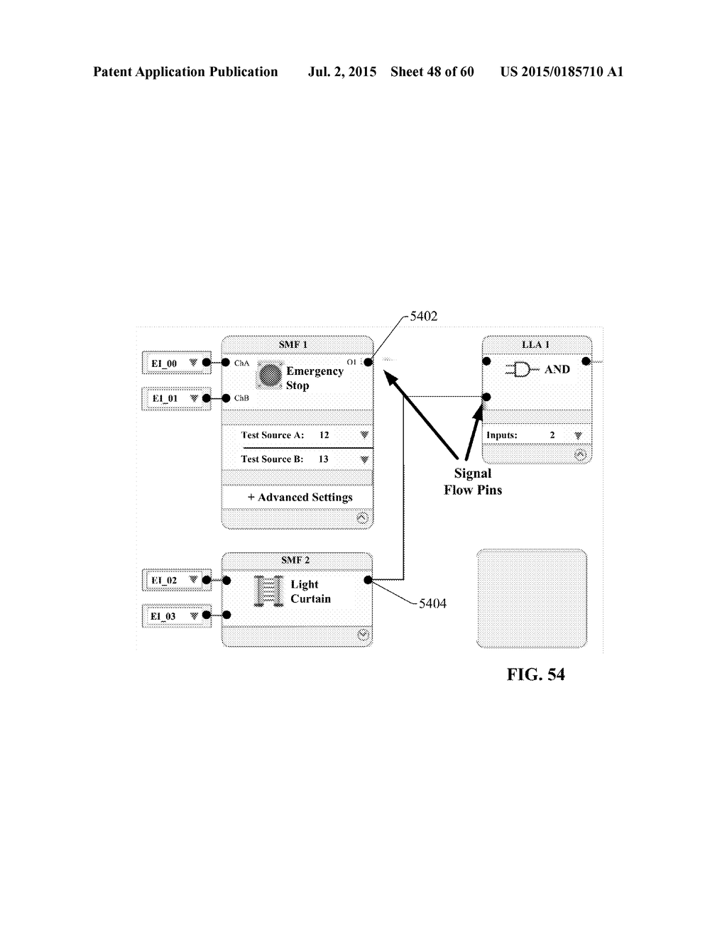 GRAPHICAL FUNCTION BLOCKS FOR A SAFETY RELAY CONFIGURATION SYSTEM - diagram, schematic, and image 49