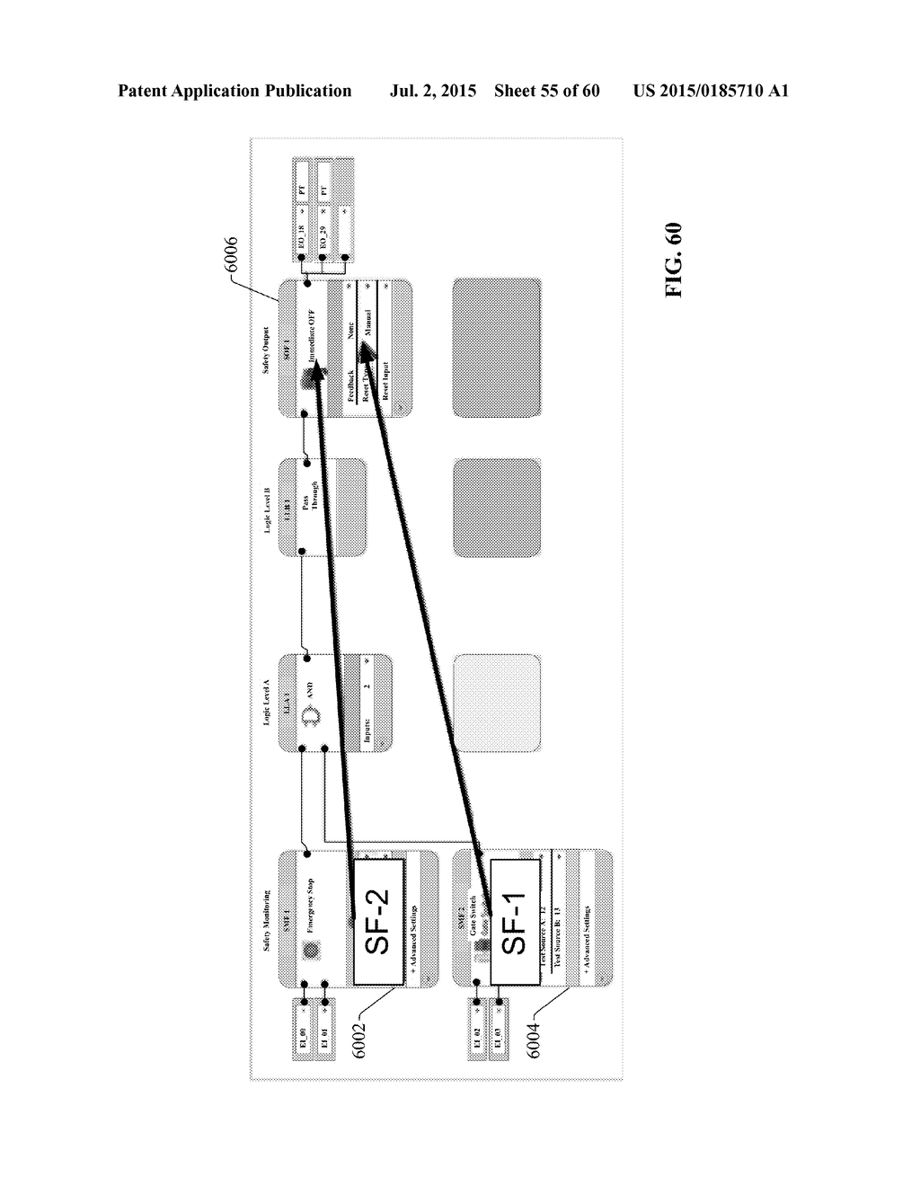 GRAPHICAL FUNCTION BLOCKS FOR A SAFETY RELAY CONFIGURATION SYSTEM - diagram, schematic, and image 56