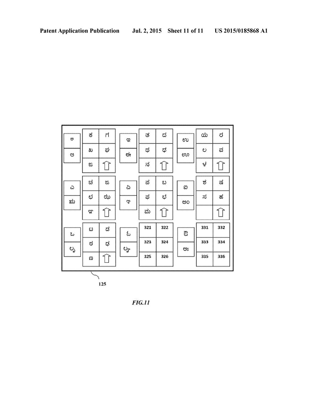 BRAHMI PHONEMICS BASED KEYBOARD FOR PROVIDING TEXTUAL INPUTS IN INDIAN     LANGUAGES - diagram, schematic, and image 12