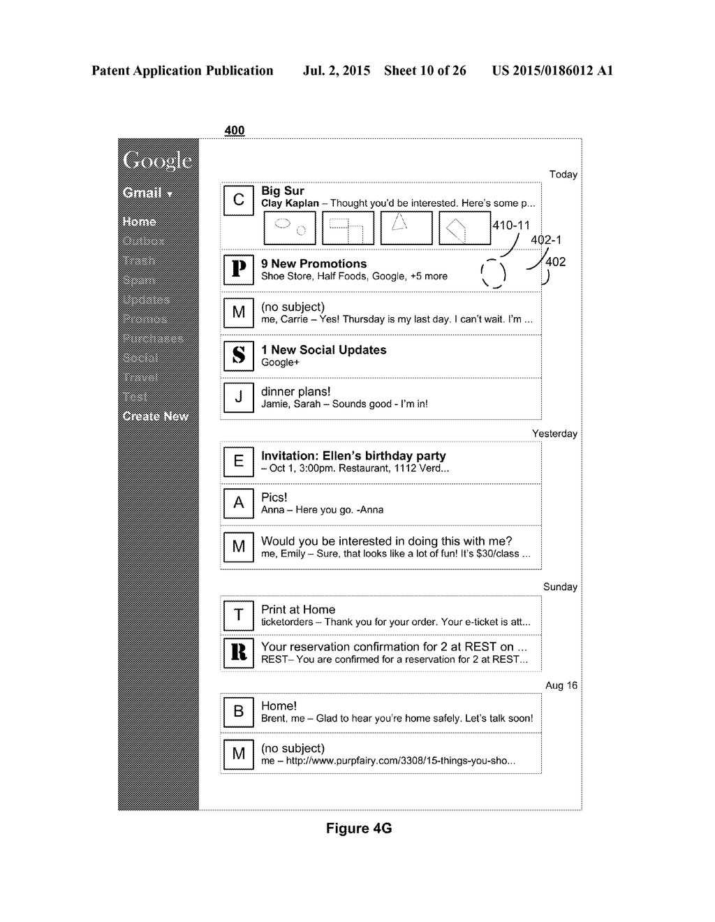 SYSTEMS AND METHODS FOR DISPLAYING ELECTRONIC MESSAGES - diagram, schematic, and image 11