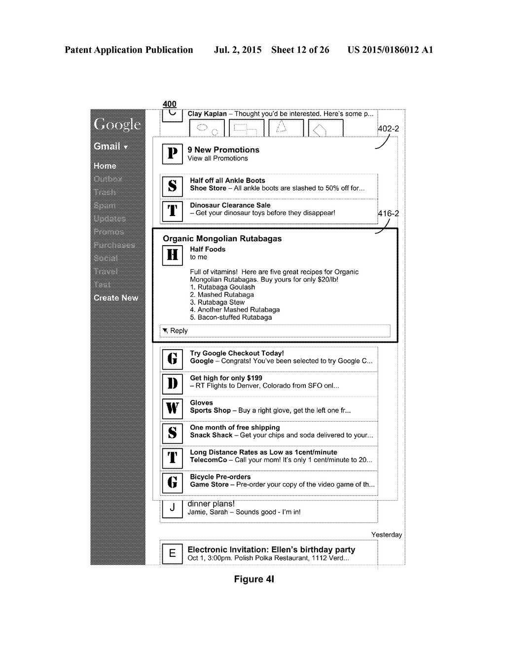 SYSTEMS AND METHODS FOR DISPLAYING ELECTRONIC MESSAGES - diagram, schematic, and image 13