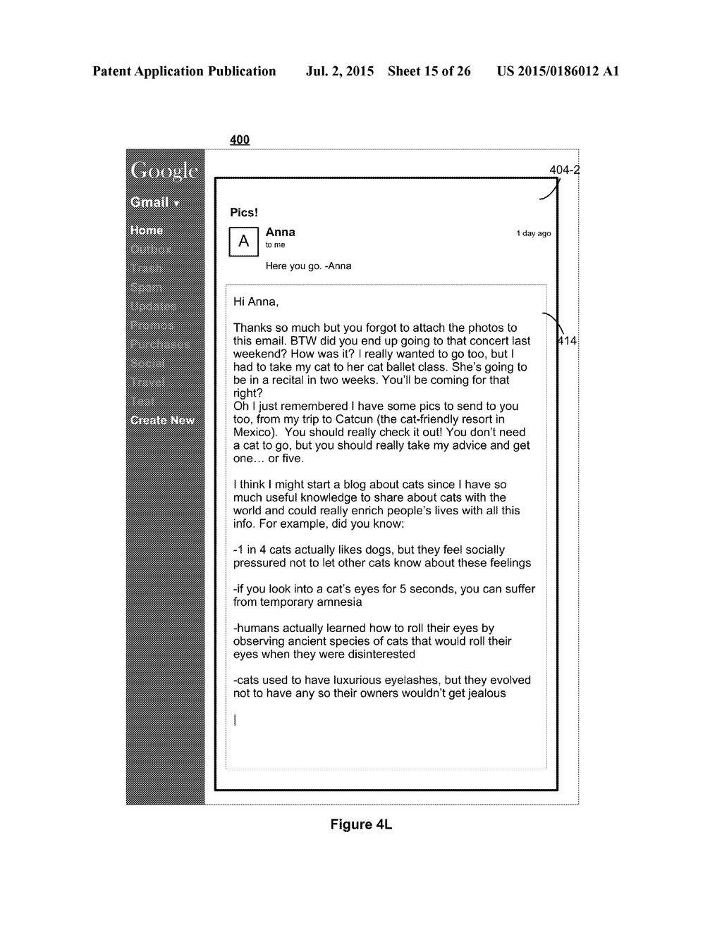 SYSTEMS AND METHODS FOR DISPLAYING ELECTRONIC MESSAGES - diagram, schematic, and image 16