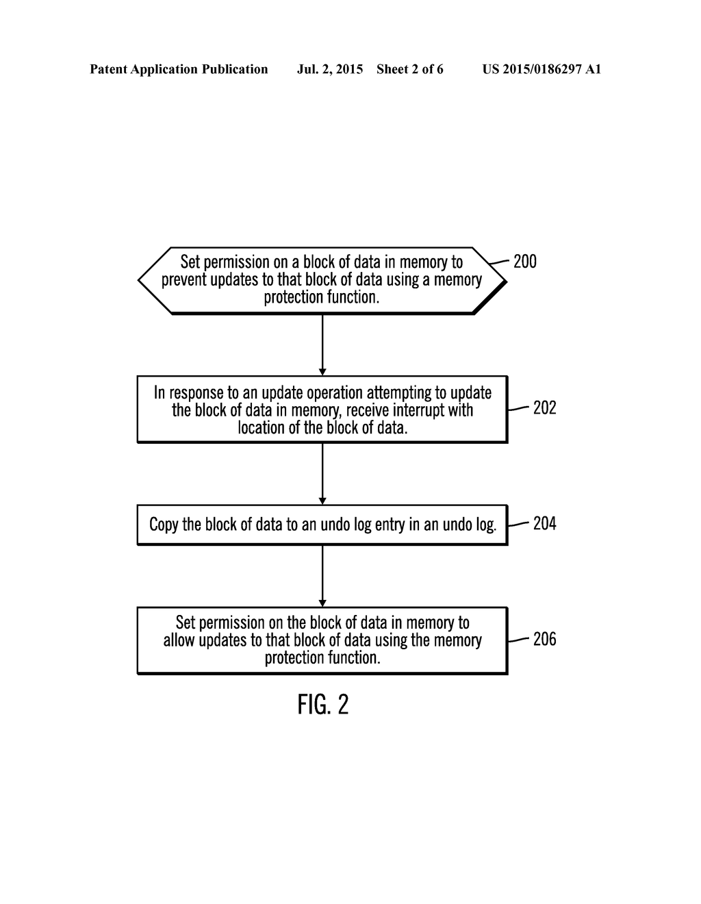 BUILDING AN UNDO LOG FOR IN-MEMORY BLOCKS OF DATA - diagram, schematic, and image 03