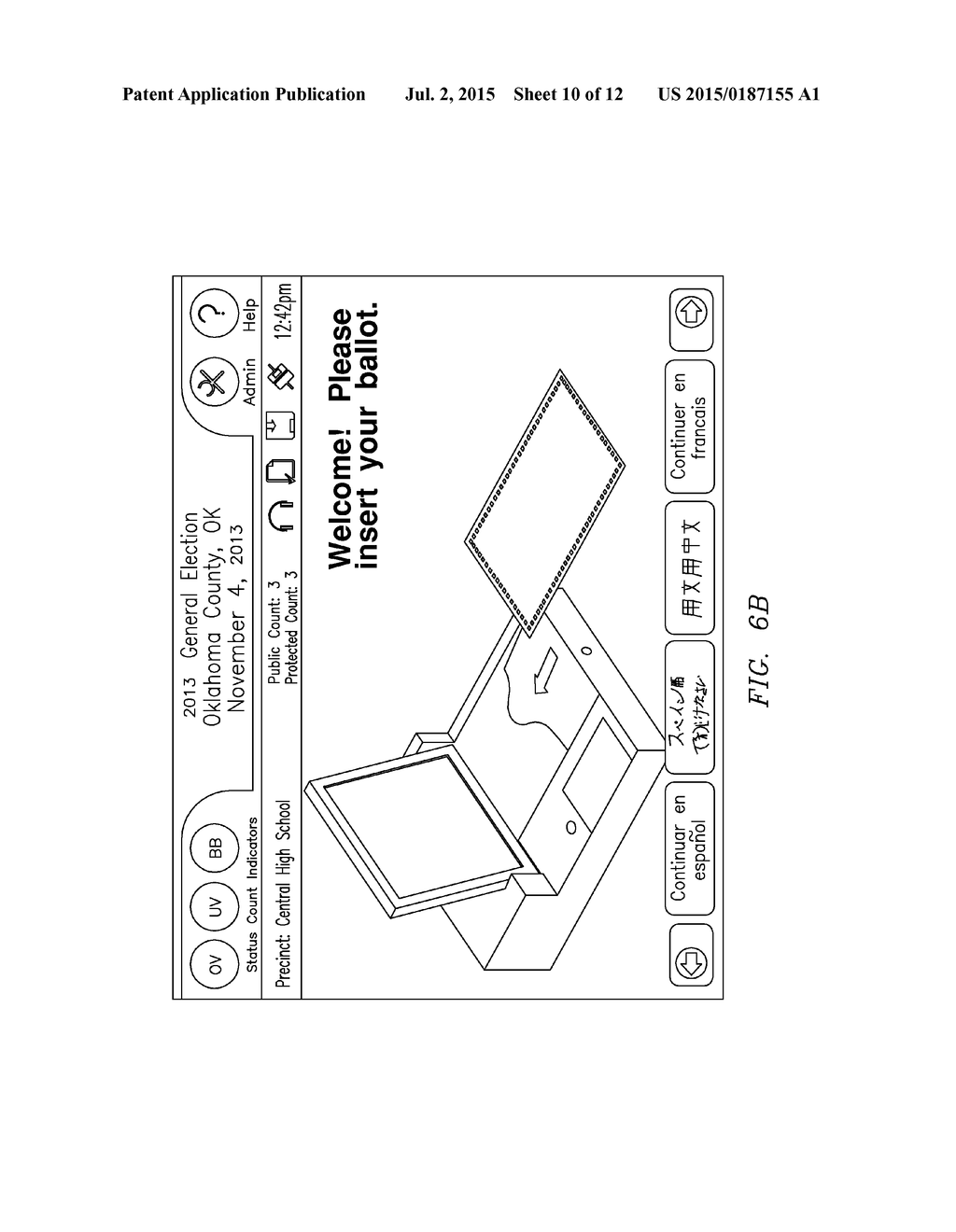 SYSTEM AND METHOD FOR MONITORING VOTING DEVICES - diagram, schematic, and image 11