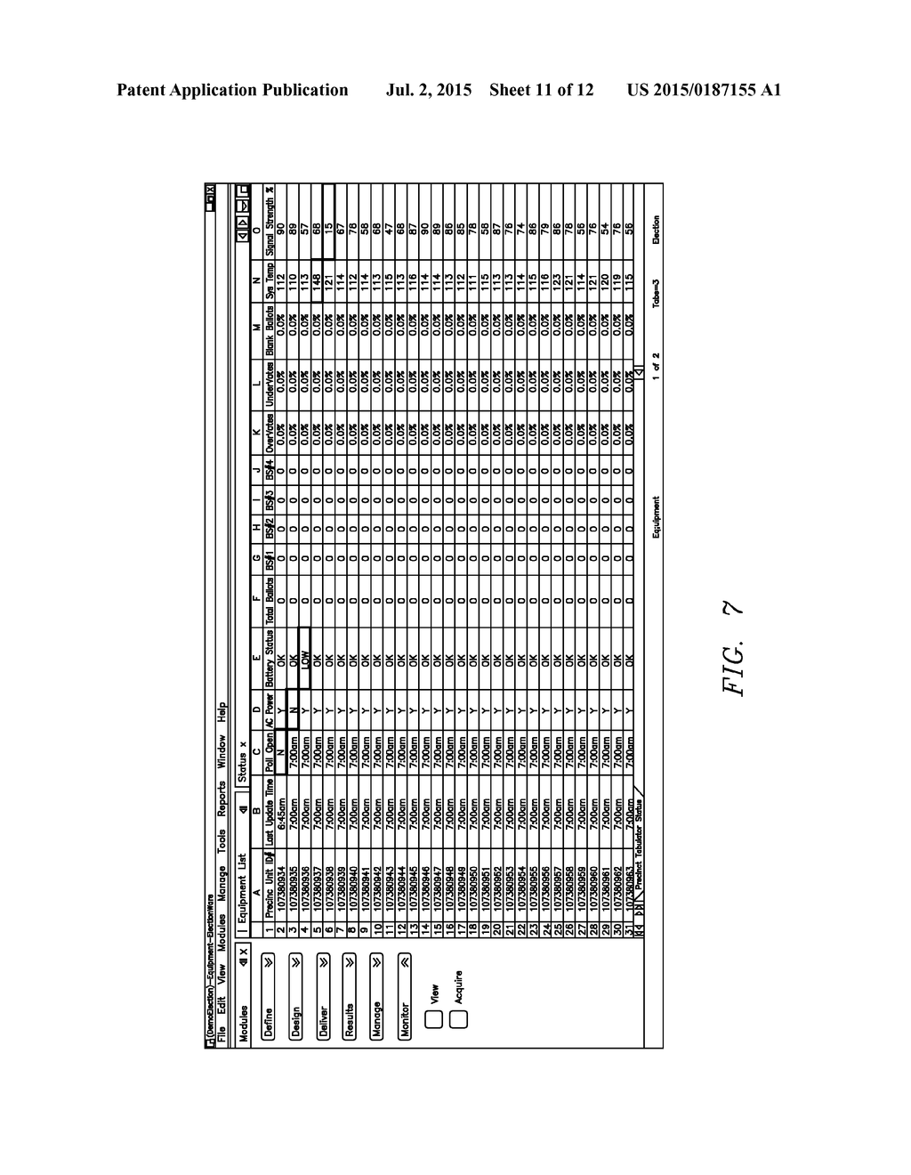 SYSTEM AND METHOD FOR MONITORING VOTING DEVICES - diagram, schematic, and image 12