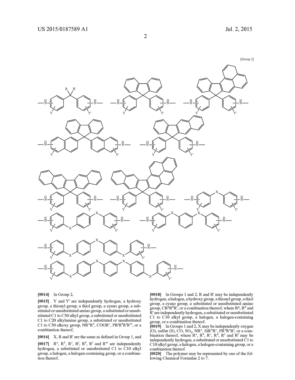 HARDMASK COMPOSITION AND METHOD OF FORMING PATTERNS USING THE HARDMASK     COMPOSITION - diagram, schematic, and image 04