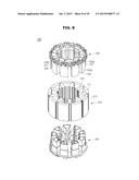 COMPRESSOR, MOTOR INCLUDED THEREIN, AND METHOD FOR MANUFACTURING THE MOTOR diagram and image