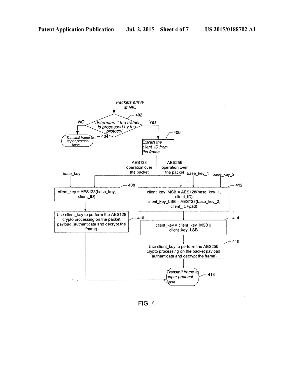 EFFICIENT KEY DERIVATION FOR END-TO-END NETWORK SECURITY WITH TRAFFIC     VISIBILITY - diagram, schematic, and image 05