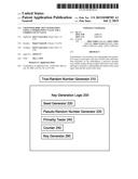 CRYPTOGRAPHIC KEY GENERATION USING A STORED INPUT VALUE AND A STORED COUNT     VALUE diagram and image