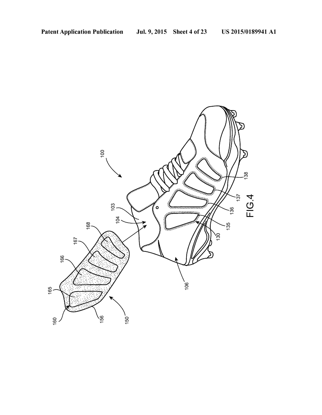 Article of Footwear With a Customizable Upper - diagram, schematic, and image 05