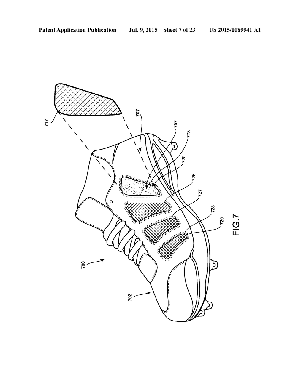 Article of Footwear With a Customizable Upper - diagram, schematic, and image 08