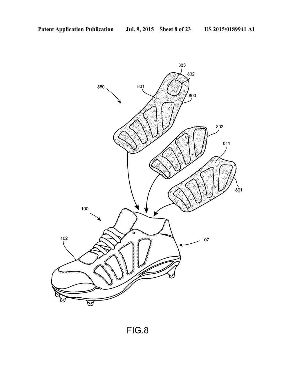 Article of Footwear With a Customizable Upper - diagram, schematic, and image 09