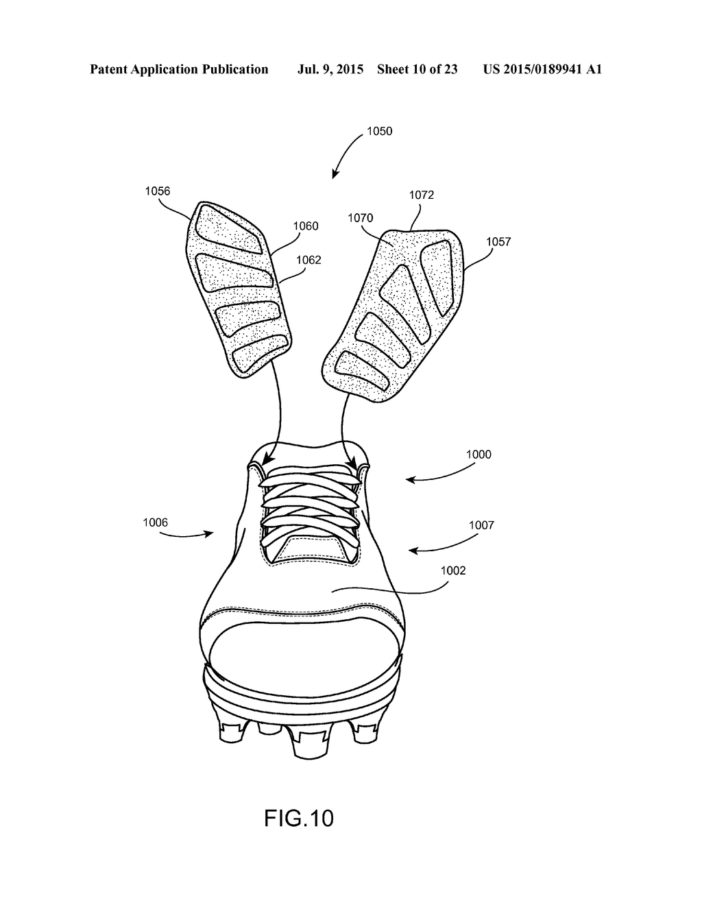 Article of Footwear With a Customizable Upper - diagram, schematic, and image 11