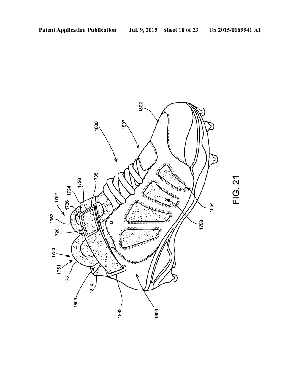 Article of Footwear With a Customizable Upper - diagram, schematic, and image 19