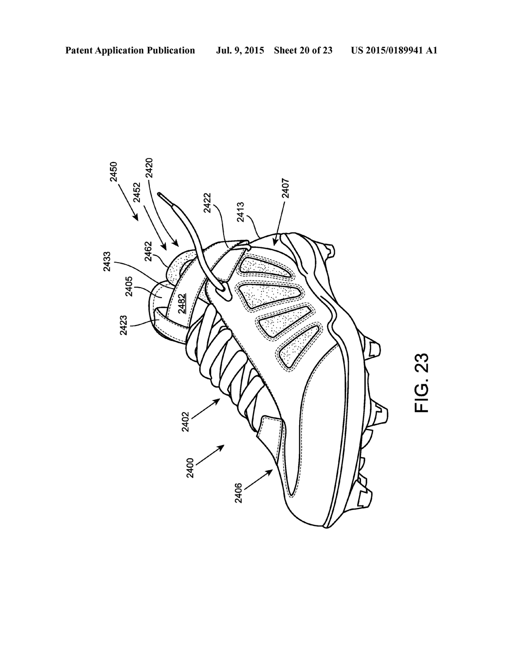 Article of Footwear With a Customizable Upper - diagram, schematic, and image 21