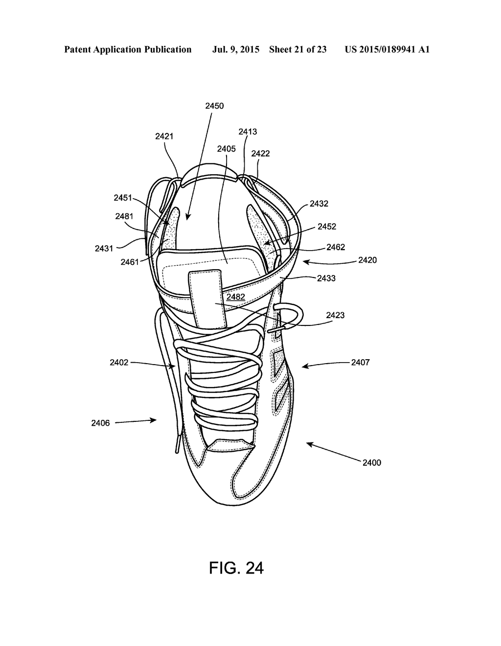 Article of Footwear With a Customizable Upper - diagram, schematic, and image 22