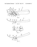 ASSEMBLY COMPRISING A SHOE AND A PLATE FOR RETAINING THE SHOE ON AN     AUTOMATIC BICYCLE PEDAL, RETAINING PLATE FOR SUCH AN ASSEMBLY, AND SHOE     FOR THE LATTER diagram and image