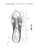 Footwear Having Lace Receiving Strands diagram and image