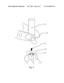 Lipstick Container with Detachable Applicator diagram and image