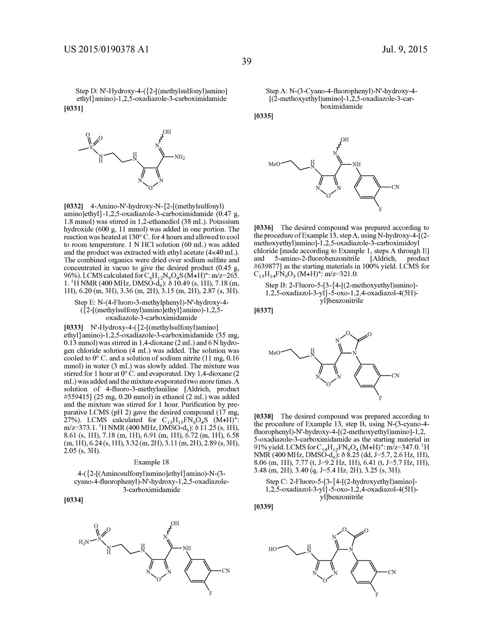 1,2,5-Oxadiazoles As Inhibitors Of Indoleamine 2,3- Dioxygenase - diagram, schematic, and image 43