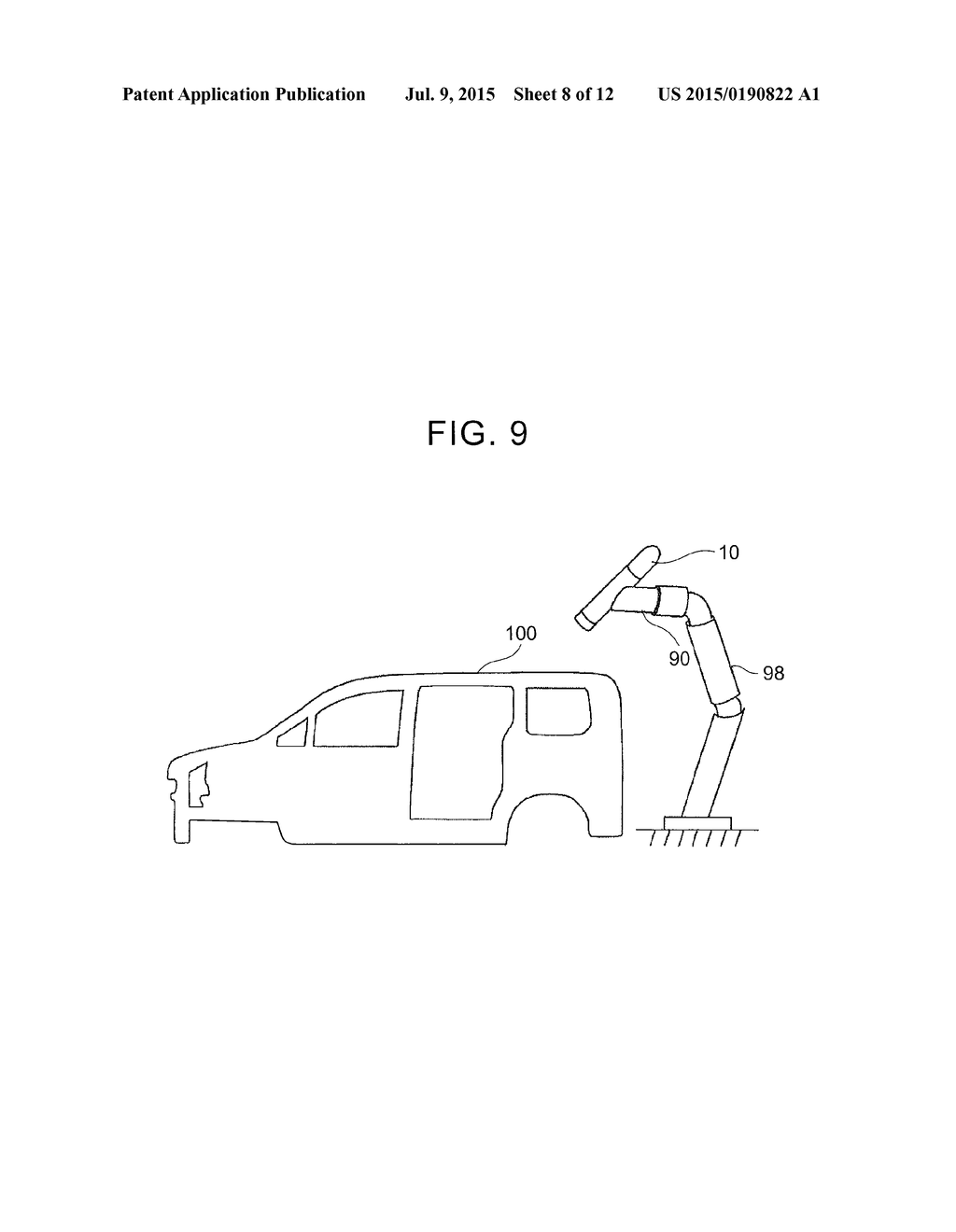 ELECTROSTATIC COATING DEVICE AND ELECTROSTATIC COATING METHOD - diagram, schematic, and image 09