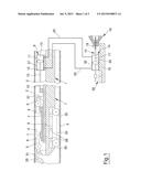 DEVICE FOR ADJUSTING CUTTING DEPTH FOR REMOVAL OF WELD BEADS INSIDE     PROFILE SECTIONS SUCH AS TUBES AND THE LIKE diagram and image