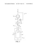 METHOD AND SYSTEM FOR BLOWING AND FILLING CONTAINERS WITH CARBONATED     PRODUCTS AT AMBIENT TEMPERATURE diagram and image