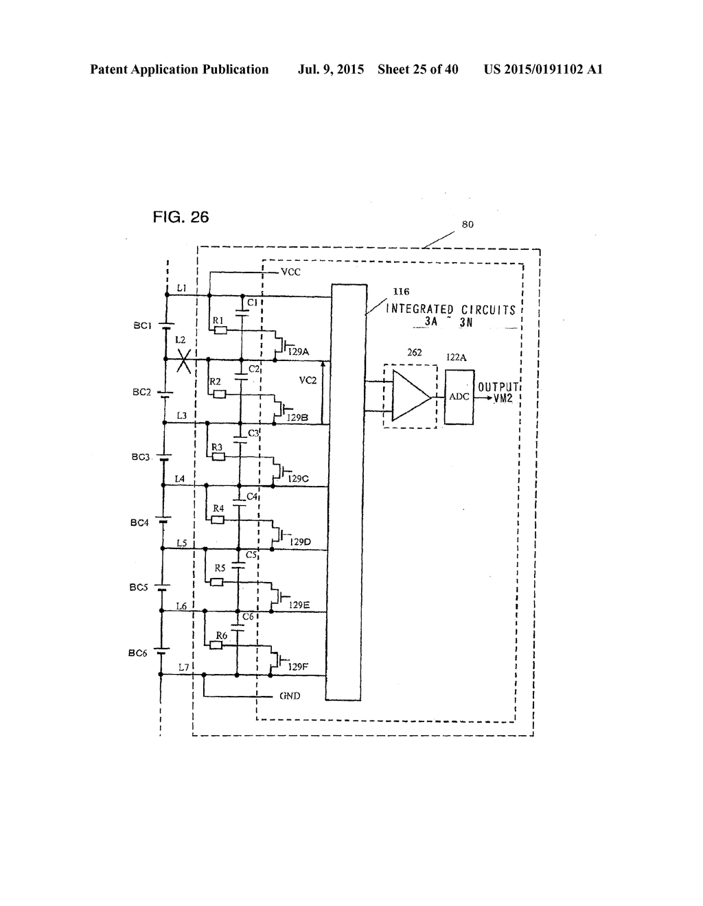 Battery System for Vehicle, On-Vehicle Battery Module, and Cell Controller - diagram, schematic, and image 26