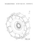 WHEEL AND TIRE ASSEMBLY WITH ADJUSTABLE SPACER SYSTEM diagram and image