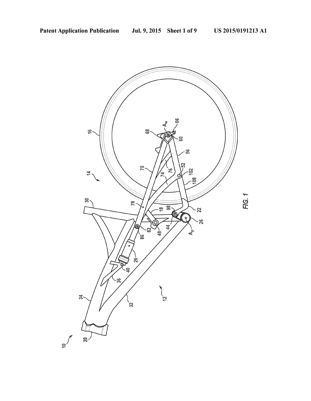 BICYCLE REAR SUSPENSION SYSTEM - diagram, schematic, and image 02