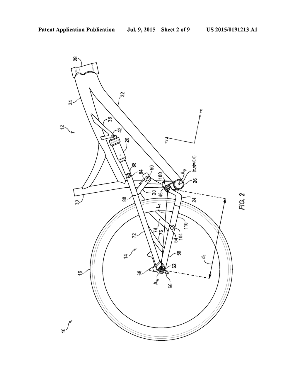BICYCLE REAR SUSPENSION SYSTEM - diagram, schematic, and image 03