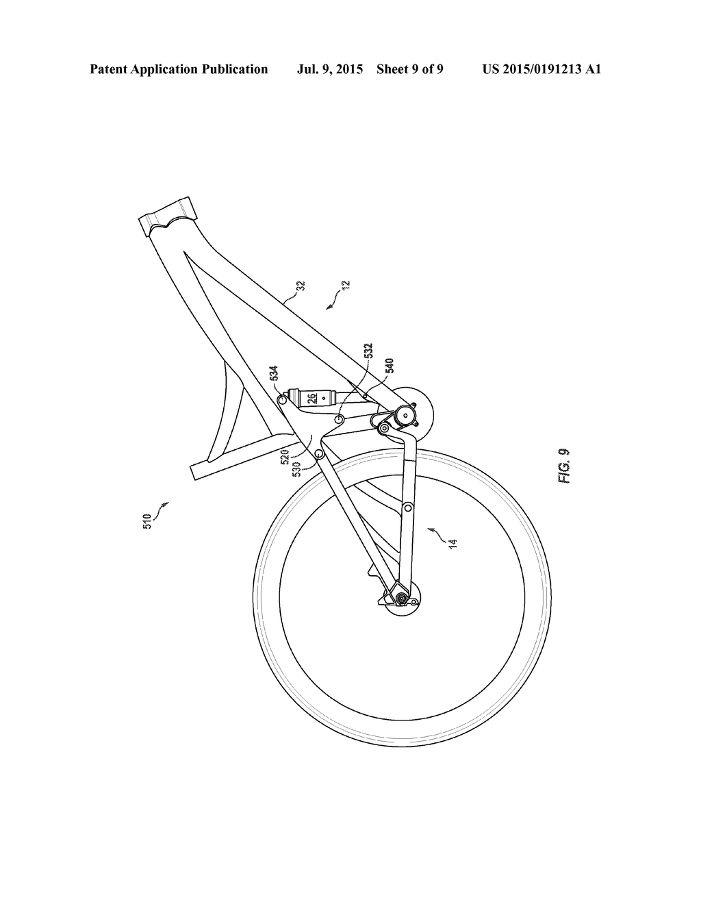 BICYCLE REAR SUSPENSION SYSTEM - diagram, schematic, and image 10