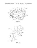 BICYCLE CRANK ASSEMBLY diagram and image