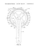 BICYCLE CRANK ASSEMBLY diagram and image