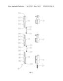 SHOWER DOOR ASSEMBLY WITH CONTINUOUS CONTROL diagram and image