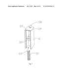 SHOWER DOOR ASSEMBLY WITH CONTINUOUS CONTROL diagram and image