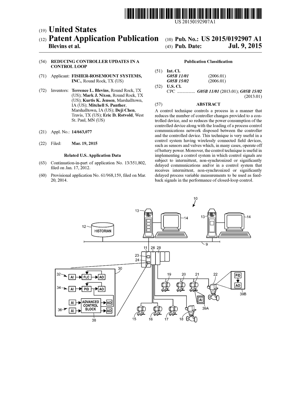 REDUCING CONTROLLER UPDATES IN A CONTROL LOOP - diagram, schematic, and image 01