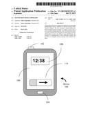 TOUCHSCREEN DEVICE OPERATION diagram and image