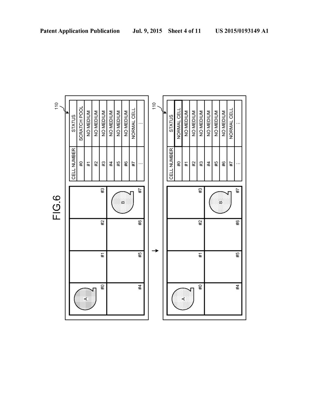 LIBRARY APPARATUS, STORAGE MEDIUM INITIALIZATION METHOD AND LIBRARY     CONTROLLER - diagram, schematic, and image 05