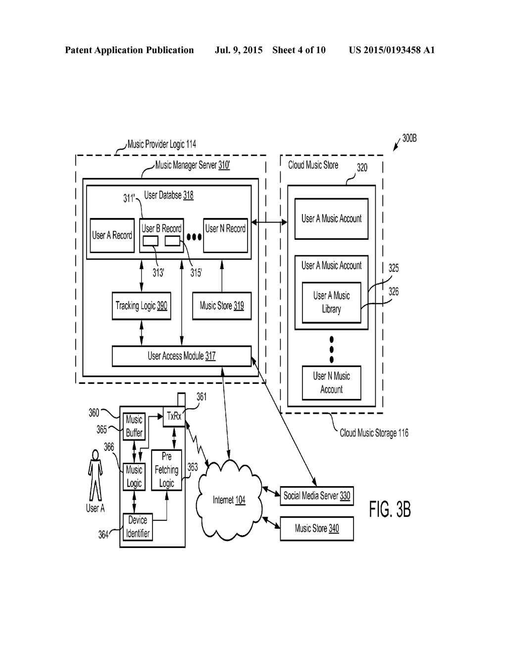 Method and System for Prefetching Music for Devices - diagram, schematic, and image 05