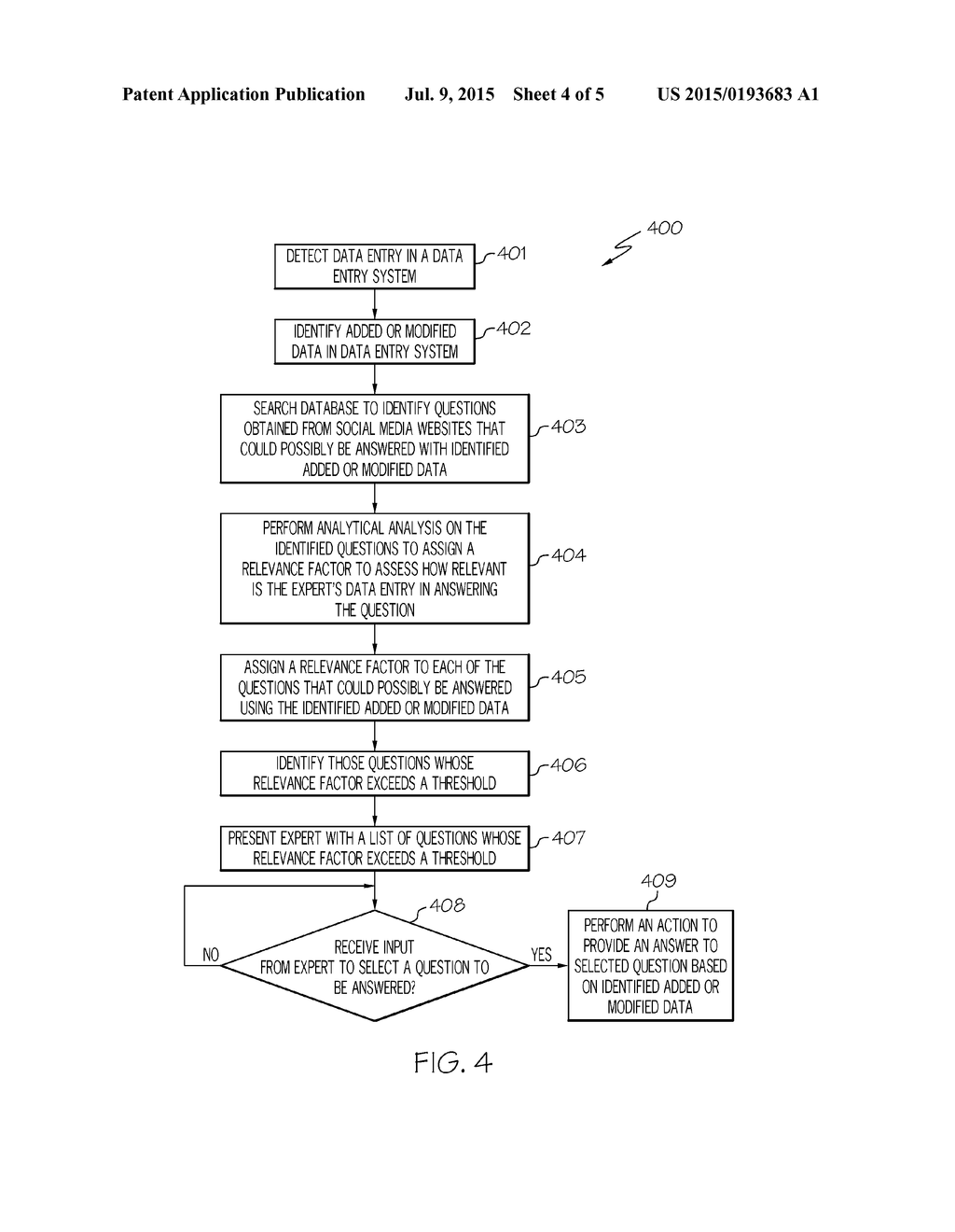 ASSISTING AN EXPERT TO ANSWER PREEXISTING QUESTIONS IN A TIME EFFICIENT     MANNER - diagram, schematic, and image 05