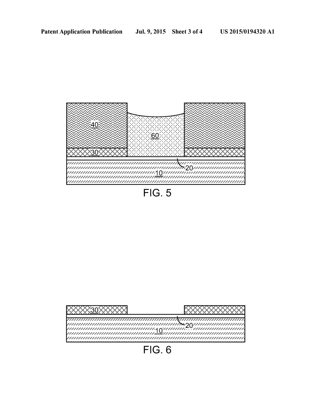 METALLIC MASK PATTERNING PROCESS FOR MINIMIZING COLLATERAL ETCH OF AN     UNDERLAYER - diagram, schematic, and image 04