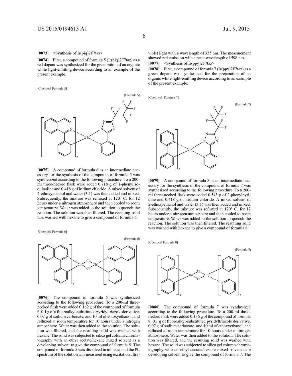 ORGANIC LIGHT-EMITTING LAYER MATERIAL, COATING LIQUID FOR USE IN FORMING     ORGANIC LIGHT-EMITTING LAYER WITH ORGANIC MATERIAL, ORGANIC     LIGHT-EMITTING DEVICE PRODUCED WITH COATING LIQUID, LIGHT SOURCE     APPARATUS WITH ORGANIC LIGHT-EMITTING DEVICE, AND METHODS FOR MANUFACTURE     THEREOF - diagram, schematic, and image 08