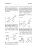 ORGANIC LIGHT-EMITTING LAYER MATERIAL, COATING LIQUID FOR USE IN FORMING     ORGANIC LIGHT-EMITTING LAYER WITH ORGANIC MATERIAL, ORGANIC     LIGHT-EMITTING DEVICE PRODUCED WITH COATING LIQUID, LIGHT SOURCE     APPARATUS WITH ORGANIC LIGHT-EMITTING DEVICE, AND METHODS FOR MANUFACTURE     THEREOF diagram and image