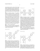 ORGANIC LIGHT-EMITTING LAYER MATERIAL, COATING LIQUID FOR USE IN FORMING     ORGANIC LIGHT-EMITTING LAYER WITH ORGANIC MATERIAL, ORGANIC     LIGHT-EMITTING DEVICE PRODUCED WITH COATING LIQUID, LIGHT SOURCE     APPARATUS WITH ORGANIC LIGHT-EMITTING DEVICE, AND METHODS FOR MANUFACTURE     THEREOF diagram and image