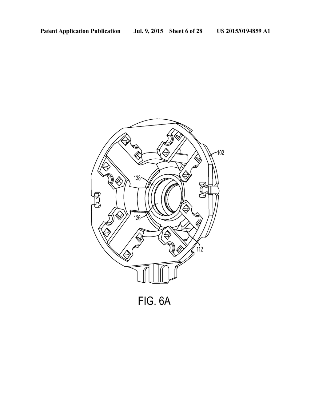 Power tool having improved motor fan assembly - diagram, schematic, and image 07