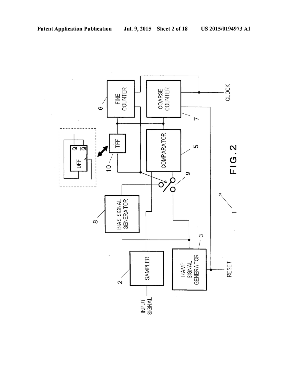 ANALOG-TO-DIGITAL CONVERTER AND IMAGE SENSOR - diagram, schematic, and image 03