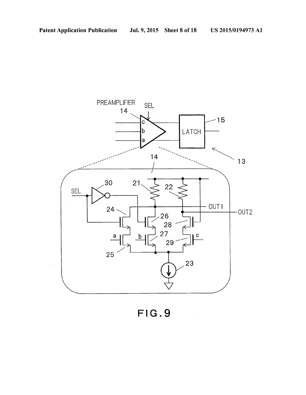 ANALOG-TO-DIGITAL CONVERTER AND IMAGE SENSOR - diagram, schematic, and image 09