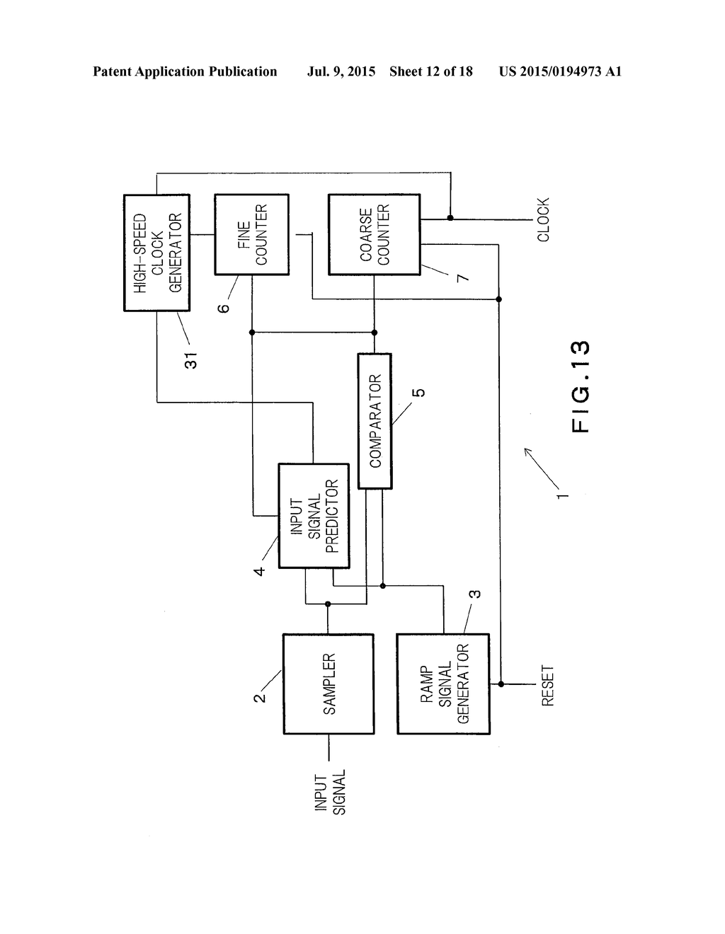 ANALOG-TO-DIGITAL CONVERTER AND IMAGE SENSOR - diagram, schematic, and image 13