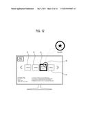 DISPLAY APPARATUS AND CONTROL METHOD FOR DISPLAYING AN OPERATIONAL STATE     OF A USER INPUT diagram and image